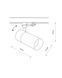 Трековий світильник Nowodvorski 10398 CTLS Tinos LED 1x30W 3000K 2600Lm IP20 Bl