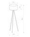 Торшер Nowodvorski 8191 Cadilac I E27 1x40W IP20 Wh