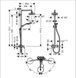 Душевая система Hansgrohe Croma Select S 180 2jet Showerpipe хром/белый 27255400