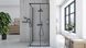 Душевая кабина Rea City 90x90 black REA-K6446, Черный матовый, Универсальная, черный матовый