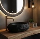 Накладний умивальник Rea Mika 50x38 см black matt REA-U4333, Черный матовый