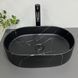 Умывальник VBI Verona 50 black marmo matt накладной VBI-011328, Черный матовый