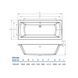 Ванна акрилова Koller Pool Round Duo XL 190x90 ROUNDDXL190X90, Білий