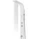 Душевая панель Corsan Alto white LED с изливом A017MWHLEDW, Хром