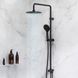Душова система ShowerSpot без змішувача Am.Pm Gem black F0790022, Черный матовый