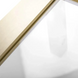 Душевая стенка Rea Aero 100 brushed gold REA-K4701, прозрачный, золотой
