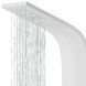 Душевая панель Corsan Alto white LED с изливом A017MWHLEDW, Хром