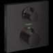 Термостат для душу Hansgrohe Ecostat Square matt black 15714670, Черный матовый