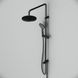 Душова система ShowerSpot без змішувача Am.Pm Gem black F0790022, Черный матовый