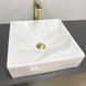 Умывальник VBI Troia white glossy накладний VBI-016400, Білий