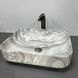Умивальник (раковина) VBI PALERMO GREY ONYX GLOSSY накладний, Мармур
