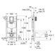 Инсталляция скрытого монтажа для унитаза Grohe Rapid SL 3884000G