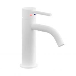 Змішувач для раковини Paffoni Light без донного клапана white matt LIG071BO, Белый матовый