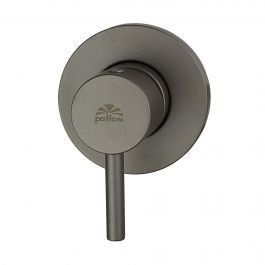 Смеситель для душа Paffoni Light &Oslash;70 мм mercury grey LIG010MG70, Каппучино