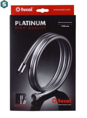 Шланг для душа Tucai Shower Hose Platinum 175см Satin (201962), Хром