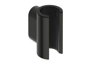Тримач для душу Hansgrohe Porter Fine brushed black chrome 28885340, Шліфований чорний хром
