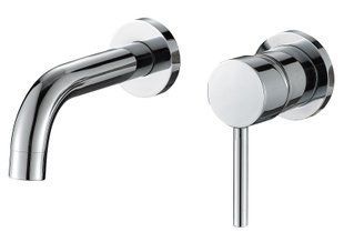 Змішувач для раковини VBI Milano chrome прихованого монтажу VBI-050102CH, Хром