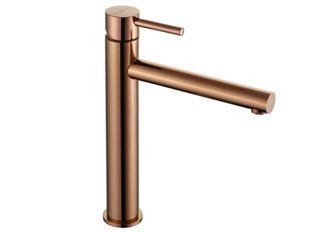 Смеситель для умывальника Mexen Elba rose gold высокий MEX-74110-60, Розовое золото