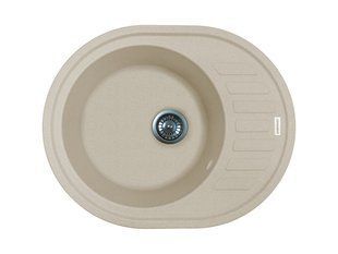 Кухонная мойка Adamant Ovum 615x495x200 Бежевый avena 1824296100406, Бежевый