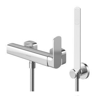 Смеситель для душа Kohlman Foxal chrome настенный KPL-QW120F, Хром
