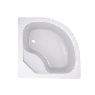 Душовий піддон Lidz Kapielka ST80x80x41 см з панеллю, Білий