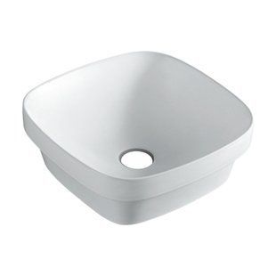 Умывальник накладной Volle Amar 42x42x15,5 см white 1301.005542, Белый