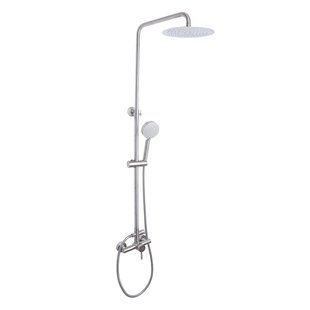Душова система для душу Lidz Aria 1020 на два споживача (k35) LDARI1020NKS46114 Nickel, Нержавіюча сталь