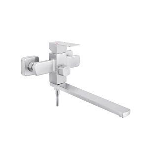 Смеситель для ванной Kroner KRP Edelstahl Kubus - ESG070 CV023011, Хром матовый
