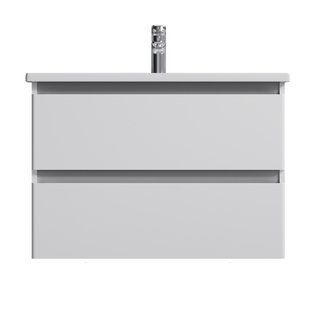 Тумба с умывальником Am.Pm X-Joy подвесная 80 см 2 ящика белый M85-FHX0802-WC0802WG38, Белый