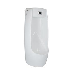 Писсуар напольный Qtap Scorpio с ИК-датчиком автоматического смыва 430х370х990 White QT1488101HW, Белый
