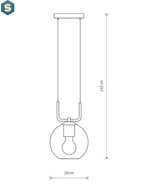 Люстра Nowodvorski 9364 Monaco E27 1x60W IP20 Bl