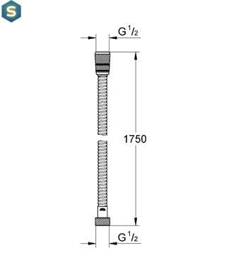 Шланг для душа Grohe Rotaflex Metal Longlife 28025000