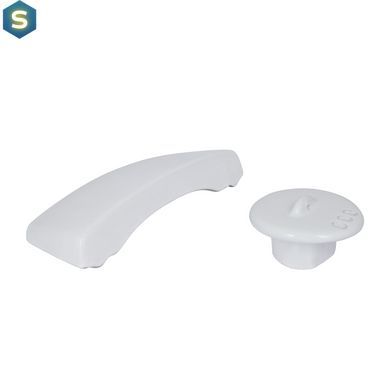 Писсуар напольный Qtap Scorpio с ИК-датчиком автоматического смыва 430х370х990 White QT1488101HW, Белый
