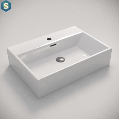 Умивальник (раковина) VBI PADUA 50 WHITE накладний підвісний, Білий