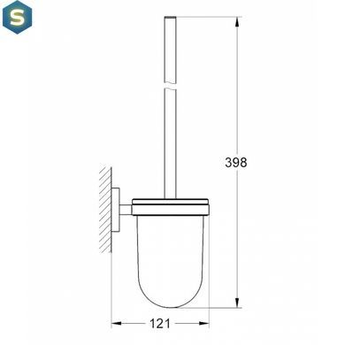 Йоржик для унітаза Grohe Essentials 40374001