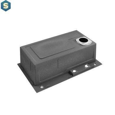 Кухонна мийка Kroner KRP Schwarze - SET7546HM PVD (3.0/0.7 мм) CV032277, Чорний/золото