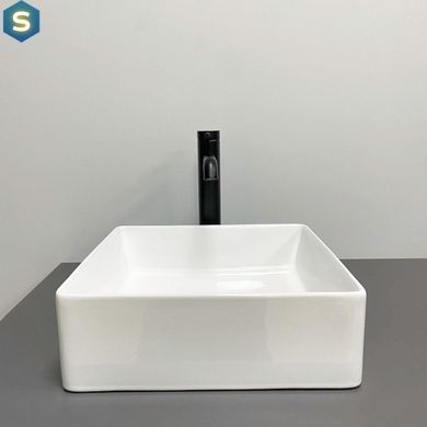 Умывальник VBI TriestS white накладний VBI-012714, Білий