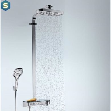 Душевая система Hansgrohe Raindance Select E 300 2Jet с термостатом ShowerTablet White/Chrome 27126400