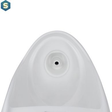 Писсуар напольный Qtap Scorpio с ИК-датчиком автоматического смыва 430х370х990 White QT1488101HW, Белый