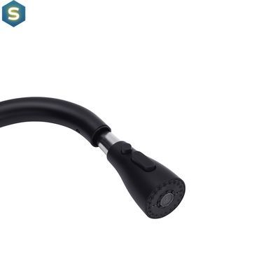 Кухонна мийка Kroner KRP Schwarze - SET7546HM PVD (3.0/0.7 мм) CV032277, Чорний/золото