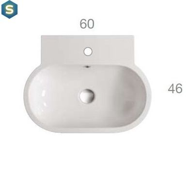 Умивальник Globo Bowl 60x46 SC061.BI, Білий