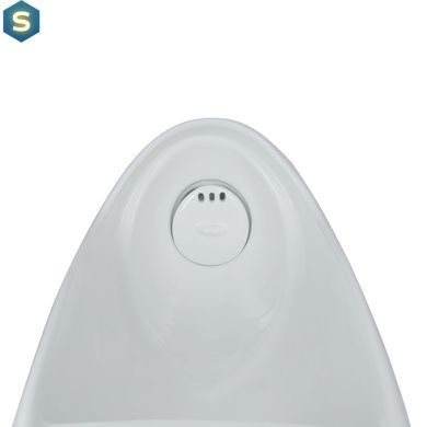 Писсуар напольный Qtap Scorpio с ИК-датчиком автоматического смыва 430х370х990 White QT1488101HW, Белый