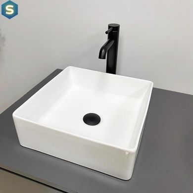 Умывальник VBI TriestS white накладний VBI-012714, Білий