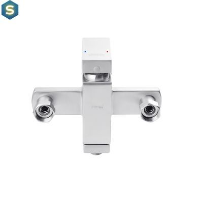 Змішувач для ванної Kroner KRP Edelstahl Kubus - ESG070 CV023011, Хром матовий
