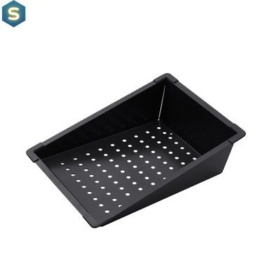 Кухонна мийка Kroner KRP Schwarze - SET7546HM PVD (3.0/0.7 мм) CV032277, Чорний/золото