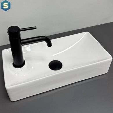 Умывальник VBI Malvizzo R white накладний підвісний VBI-015623, Білий
