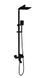 Душевая система Globus Lux Sicilia VAN-SBQ-SH-02-BB, Черный матовый