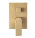Душова система Rea Moby brushed gold + BOX прихованого монтажу REA-P2403, Золотий