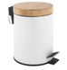 Кошик для сміття Yoka Bin White Bamboo 3л. для ванної кімнати CH.BIN-WHT, Білий