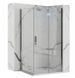Душова кабіна Rea Molier 90x100 chrome REA-K8535 + REA-K6371, Хром, Універсальна, прозорий, хром
